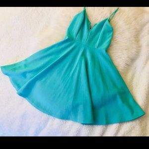 Turquoise dress